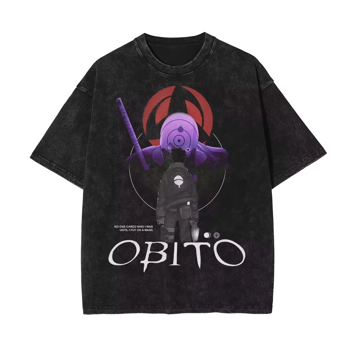 Anime Cosplay Obito - Nuova T-shirt Oversize Naruto Obito Uchiha