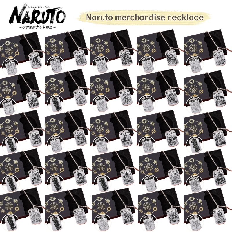 Anime Cosplay Obito - Collana con Ciondolo Stile Anime Naruto,