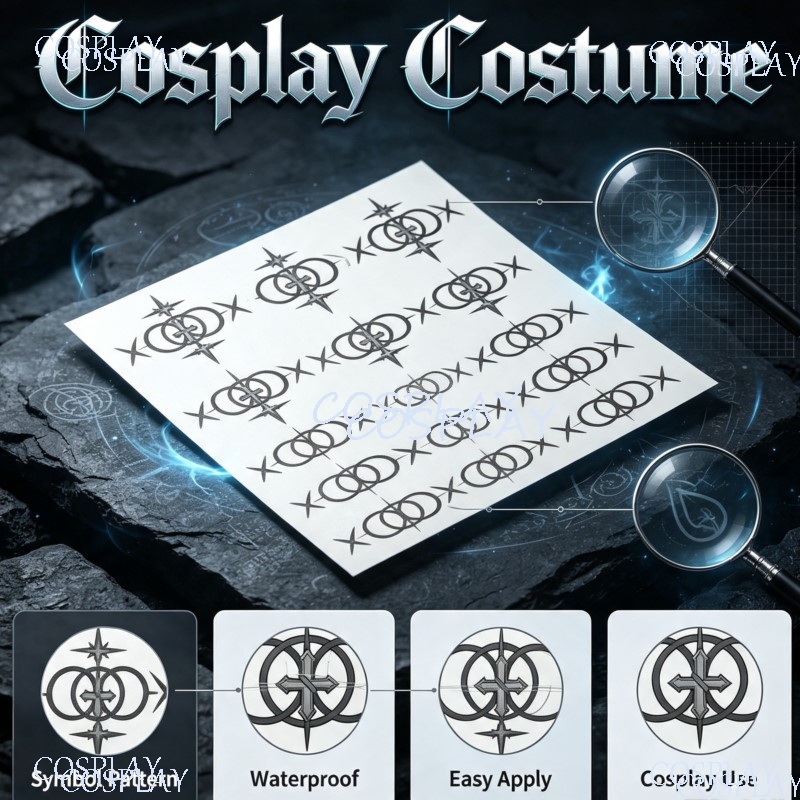 Arknights Endfield Tatuaggio T - Anime Cosplay Photoshoot recensione e prezzo