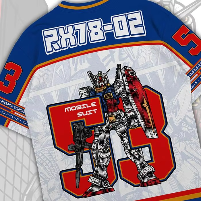 T-shirt Gundam RX78 Anime Mech - Cosplay Korean Anime recensione e prezzo